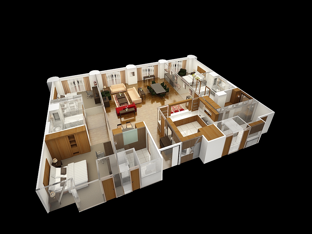 suite layout render